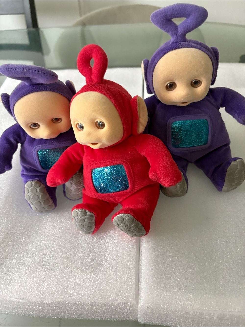Plush Toy Set - Red & Purple Soft Characters Teletubbies